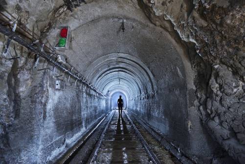 Tunnel de transport du ciment